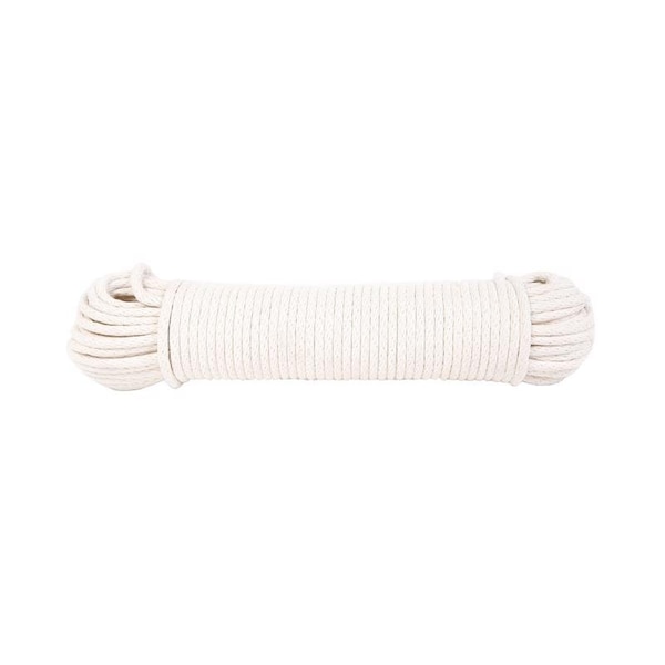 Koch Industries Koch Industries 1/4 in. D X 100 ft. L White Braided Cotton Poly Blend Sash Cord 5600825 - main